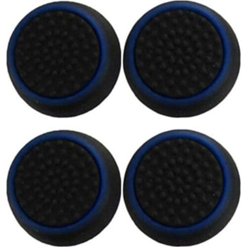 4PCS Non-slip Silicone Analog Joystick Thumbstick Thumb Stick Grip Caps Cases for PS3 PS4 Xbox 360 Xbox One Controller