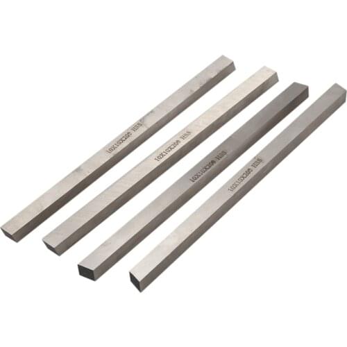 4x High Speed Steel HSS CNC Lathe Cutting Tool Bits Bar 10x10x200mm Silver