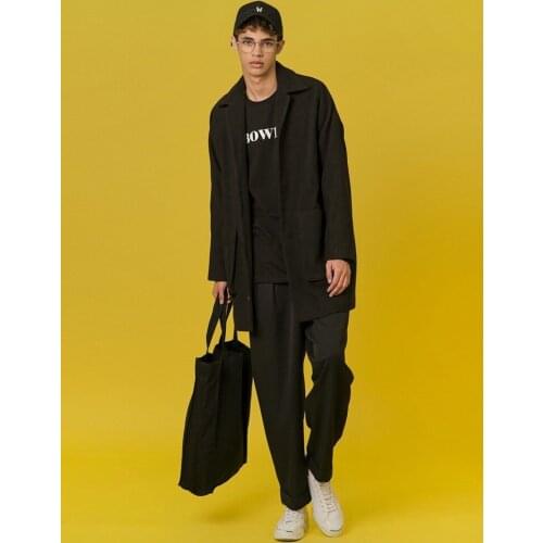 Clohting Mens Hair Stylist fashion autumn edge curel Casual Harem Pants plus size costumes