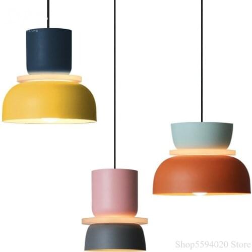 Designers Makaron Pendant Lights Modern for Living Room Hanging Lamp Luminaire Lamparas Lighting Decor Modern Light Fixture