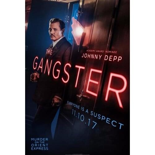 Home Decor Murder on the Orient Express-Silk Art Poster Wall Sticker Decoration Gift