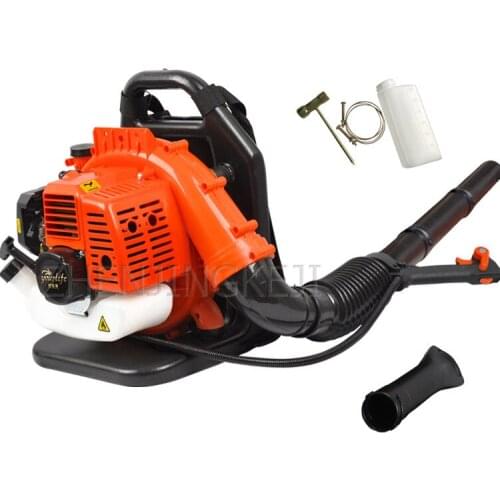 Home Two Stroke Gasoline Wind Force Snow Blower High Power Piggyback Fire Fighting Extinguishing Snow Removal Road Cleaning Tool