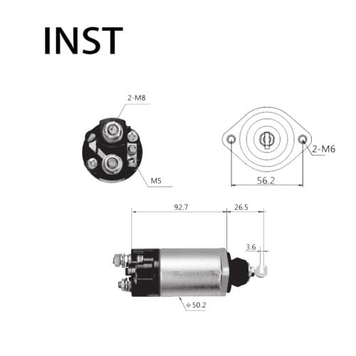 ELECTROMAGNETIC SWTICH SOLENOID FOR 12V 1.8KW 28150- 56021 1708