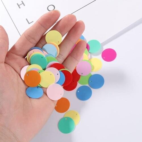 ISequins 90Pcs/Lot Size 20mm Large Round Loose Sequins Paillettes Sewing Wedding Craft for Women Garments Accessories