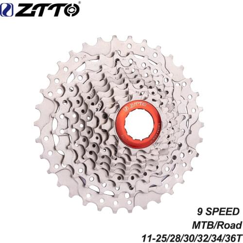 ZTTO Road Bike Bicycle Parts 9S 18S 27S Speed Freewheel Cassette Sprocket 11-25T 25T Compatible for Parts Sora 3300 3500 R3000
