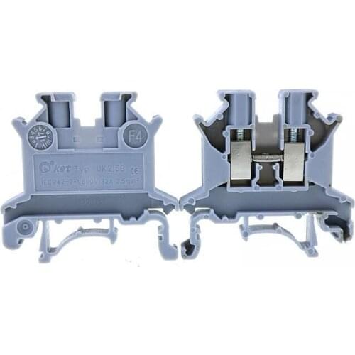 UK2.5B CE approved 10Pcs UK-2.5B DIN rail Terminal blocks Phoenix type high quality