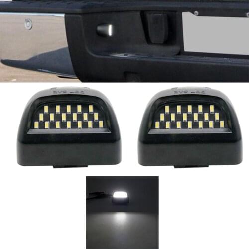 License Plate Lights Lamp 2002-2013 For Chevrolet Silverado Avalanche BRIGHT SMD LED