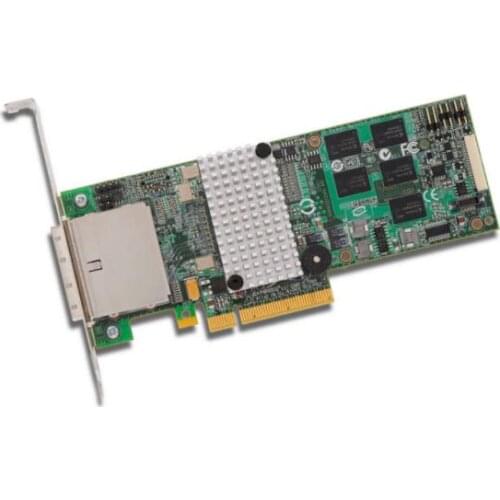 MegaRAID SAS 9280DE-8e 8 port 512MB Cache RAID0.1.5.6 SFF8088 6Gb PCI-E 2.0X8 Controller Card