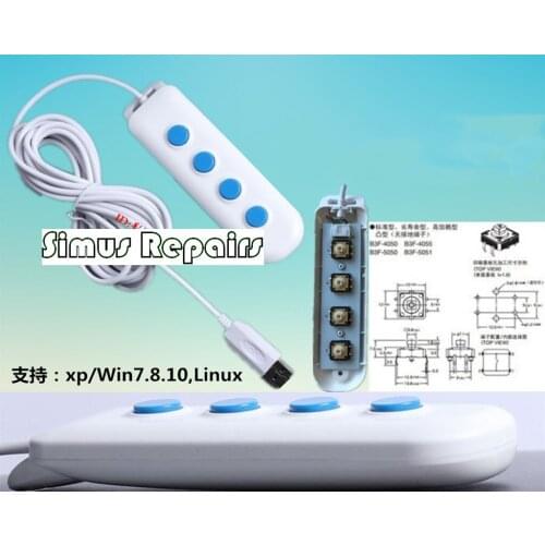 Mindray Ultrasound Workstation Software USB Handle Switch Four-Button Foot Pedal Acquisition Image 3m Endoscope