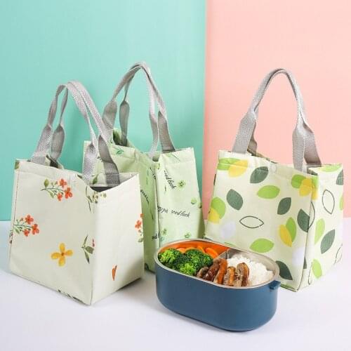 Fashion Lunch Bag Outdoor Picnic Travel Oxford Cloth Food Insulation Refrigerated Lunch Bag Casual Handbag Men And Women