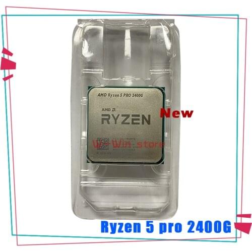 NEW AMD Ryzen 5 Pro 2400G R5 Pro 2400G 3.6 GHz Quad-Core Quad-Thread 65W CPU Processor YD240BC5M4MFB Socket AM4 NO FAN