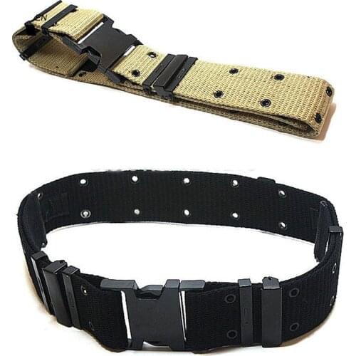 New Adjustable Survival Men Heavy Duty Combat Waistband Army Military Tactical Belt long-lasting Belt