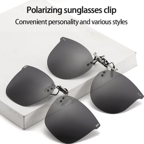 Cycling Goggles Anti- Polarized Sun Glasses Driving Night Lens Clip on Sunglasses For Outdoor Fishing Hiking Bike Accessories