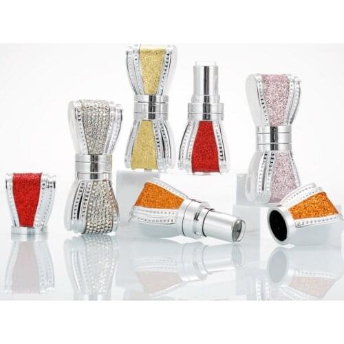 Wholesale 12.1mm Bowknot Lipstick Bottles High Grade Lipbalm Tubes Lip Stick Containers Lipgloss Cosmetic Magnetic Packages