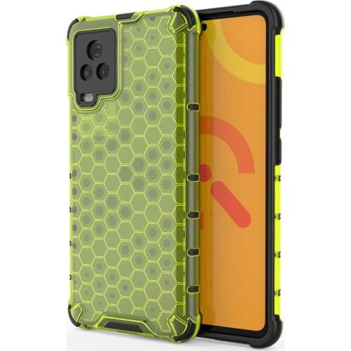 For VIVO IQ007 NEO X60 Pro Honeycomb Armor Shockproof Case For VIVO IQ007 NEO X60 X30 Pro Y51 2020 Y17 V15 S5 Clear Phone Cover