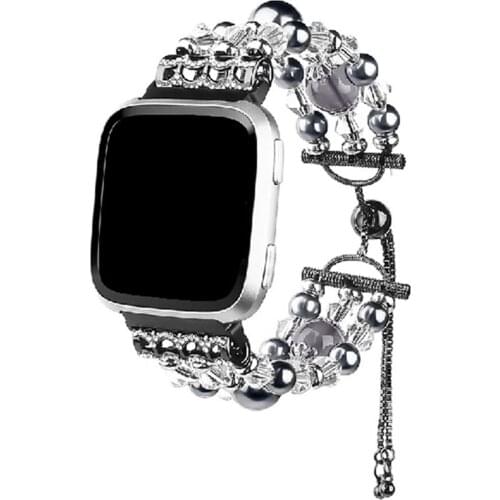 Suitable For Apple Watch 38MM 40MM 42MM 44MM Agate Woman Bracelet Strap iwatch 1 2 3 4 5 Adjustable Strap Beautiful Fashionable