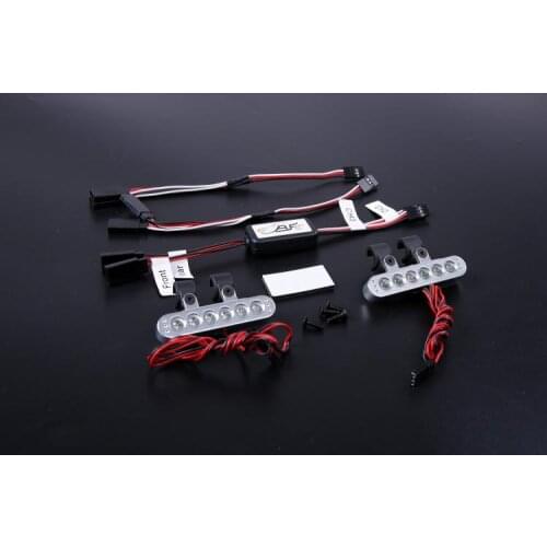 Rovan LT LOSI 5T CNC metal brake light set LED headlight with controller