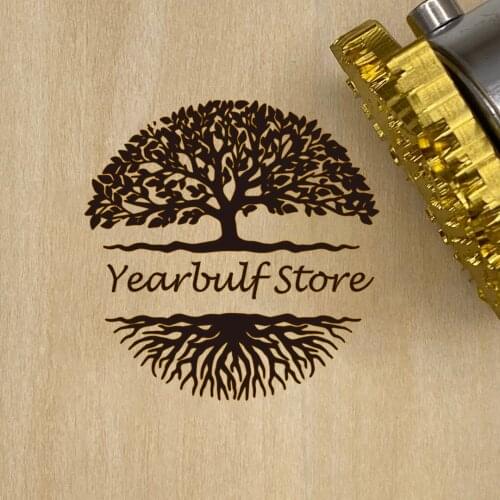 Customized Brand iron Custom Stamps Personalized Wooden Handles Stamp Branding Iron for woodworking Electric Handle Stamp