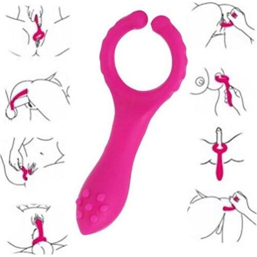 Hot Silicone G Spot Stimulate Vibrators Dildo Nipple Clip Masturbate Vibrator Adults Sex Toys for Women Men Couple Adults Goods