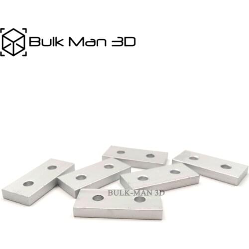 2 Hole Joining Strip Plate for CNC Router 3D Printer V-Slot 20mm Aluminum Extrusion Profiles