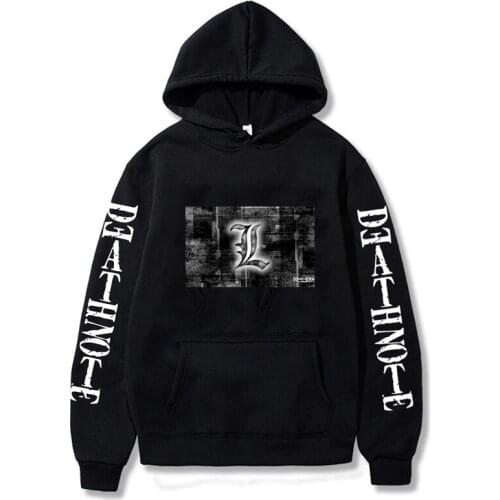 2021 Death Note Sweatshirt Women Men Unisex Hoodies Harajuku Hoodie Streetwears Fashion Comfortable Casual Plus Size Clothes