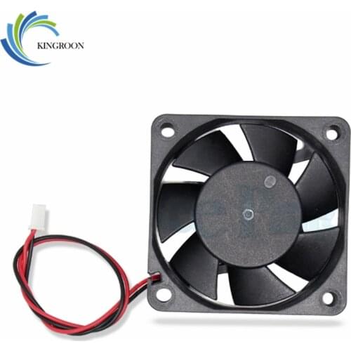 5pcs/lot 6015 Cooling Fan 12 Volt 60*60*15 mm 3D Printers Parts 3 pin Brushless 6CM DC Fans Cooler Radiator Part Quiet Accessory