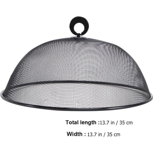 1PC Food Cover Stainless Steel Food Cover Dish Protective Cover For Home Kitchen Use