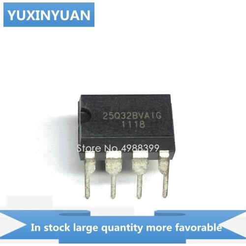 10PCS/LOT W25Q32BVAIG 25Q32BVAIG W25Q32 25Q32 DIP8 in stock