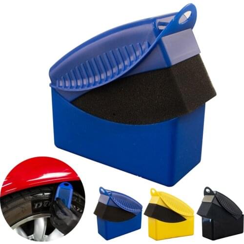 1pcs Car Wheel Polishing Waxing Sponge Brush ABS Plastics Washing Cleaning Brush Sponge Brush Car Clean Detail Accessories