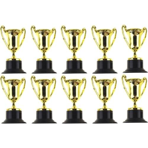 20Pcs Mini Gold Cups Trophies for Party Children Learning Toys (Golden)