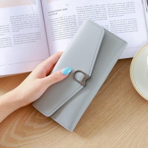 2021 New Pu Leather Purses Female Long Hasp Purse Ladies Large Capacity Money Bag Phone Wallet Card Holders Clutch Carteras