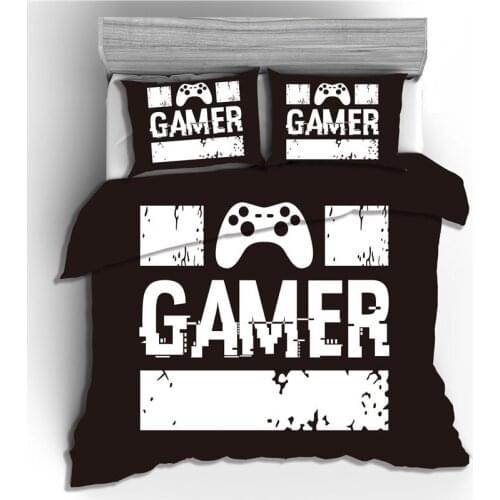 New Style Play Game Gamer Printed 3 PCS Bedding Sets 3D Printing Quilt Cover and Pillowcase Bed Sheet Sets No Sheets