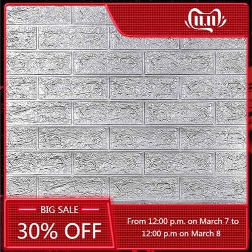 3D Brick Wall Stickers High quality Waterproof XPE Foam for Living Room Bedroom DIY Self adhesive Wallpaper Art home Wall Decor