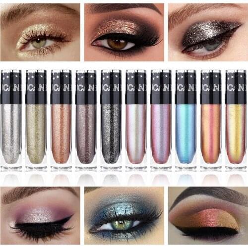 5Pcs Eye shadow Shimmer Glitter Sparkle Liquid Eyeshadow Set Diamond Eyes Make Up Eye Shadow kit Easy To Wear Cosmetic