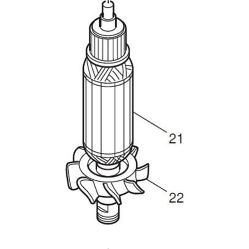 AC220-240V MAKITA 510120-7 Rotor Motor Armature for MT371 Rotor