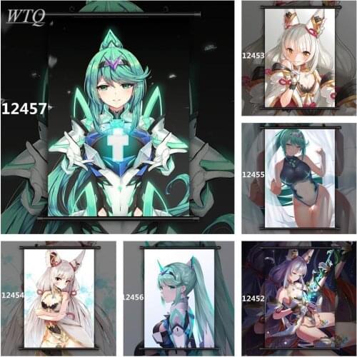 Anime Posters Xenoblade Chronicles 2 Niyah Pneuma Canvas Painting Wall Decor Posters Wall Art Picture Room Decor Home Decor
