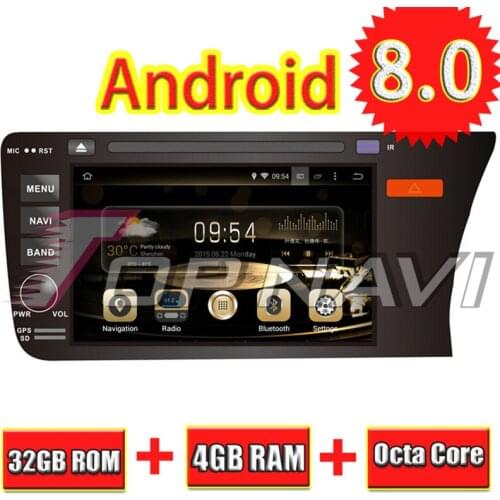 Topnavi 9'' Octa Core Android 8.0 Car GPS Navigation Player for City 2014- RHD For Honda Autoradio Multimedia Audio Stereo