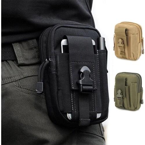 Men Waist Bag Canvas Fanny Pack Belt Phone Drop Leg Bags Military Zipper Waterproof Phone Waist Packs 5.7 inch Cellphone Bum Bag