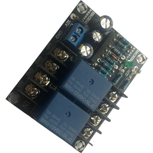 UPC1237 Dual Channel Speaker Protection Integrated Circuit Board Boot Mute Delay Speaker Protection Relay Module Board