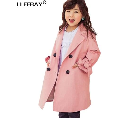 I LEEBAY Girls' Windbreakers