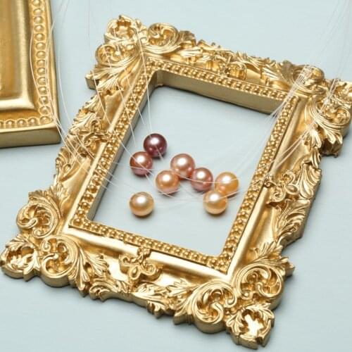 BaroqueOnly 925 silver sterling necklace single Edison freshwater pearl choker invisible chain high quality summer for vacation