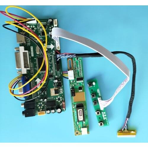 HDMI+DVI+VGA kit for LP154W01 1280X800 LCD Audio Controller Board Display panel mOitor 30pin M.NT68676