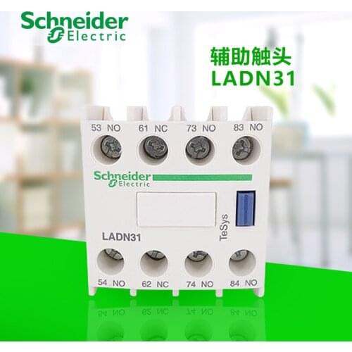 AC contactor instantaneous auxiliary contact module 3NO+1NC front mounting LADN31C original authentic