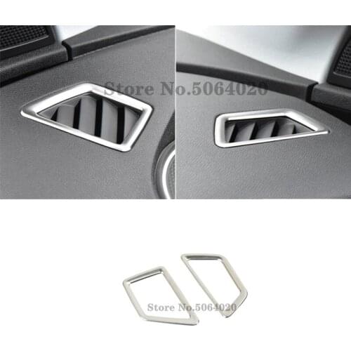 Stainless Steel For Peugeot 3008 GT 5008 2 2nd 2017 2018 Air Conditioning Vent Outlet Cover Trim Inner Decoration Car Styling