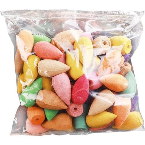 Backflow Incense Burner Cone Natural Smoke Mixed With Multi-flavored Fragrance Suitable For Most Incense Burners With Natural