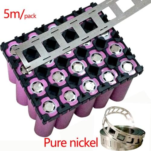 High Purity Pure Nickel Strip 5M/Pack 0.15*27mm 2P nickel strip Used For Spot Welding Machine Welding 18650 Lithium Battery Pack