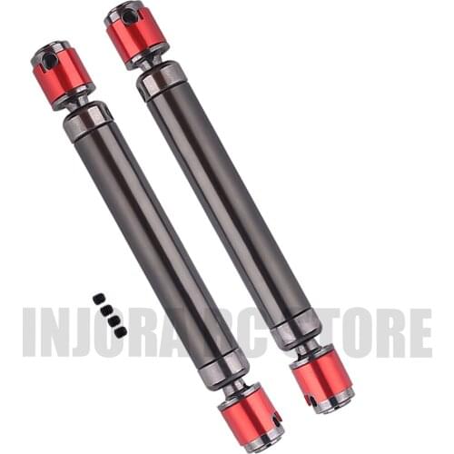 2PCS Metal 110-150mm RC Car CVD Drive Shaft for 1/10 RC Crawler Truck Axial SCX10 90046 Upgrade Part
