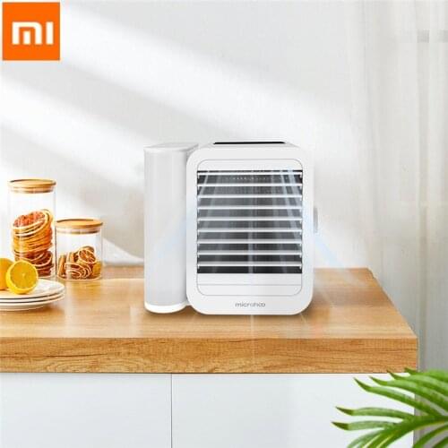 Xiaomi Microhoo 3 In 1 Mini Air Conditioner Water Cooling Fan Touch Screen Timing Artic Cooler Humidifier