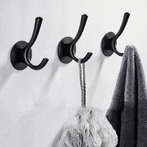 Wall-Mounted Seamless Hanger Hooks Strong Viscose Free Punching Bedroom Wardrobe Fitting Room Door Clothes Hook Kitchen Bathroom