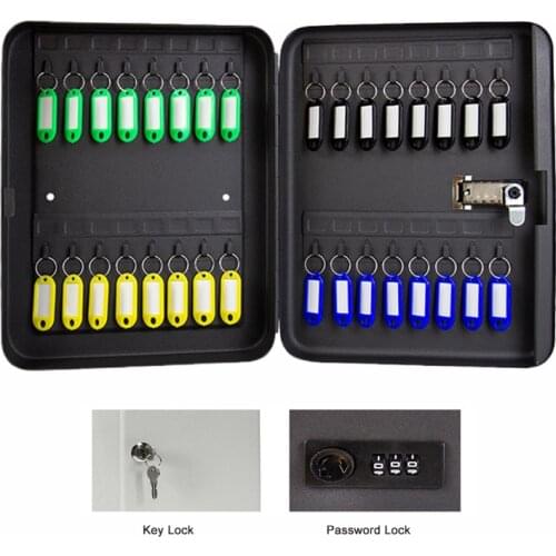 Wall Mounted Key Safe Storage Box Spare Key Organizer Hotel Property Key Management Box Homehold Key Case Factory Key Holder